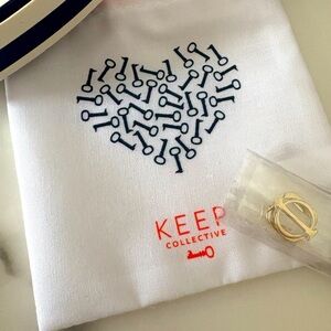 NWT Keep Collective “Greek Letter Phi Gold” charm